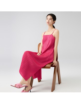 Senior sense of temperament versatile light mature style one-shoulder adjustable halter dresses