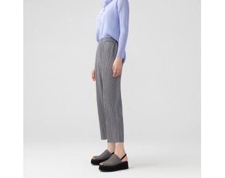 Pleated trousers women's summer casual thin narrow version of the small leg trousers outside the women's clothing