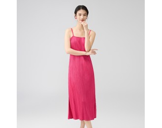 Senior sense of temperament versatile light mature style one-shoulder adjustable halter dresses