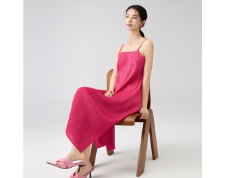 Senior sense of temperament versatile light mature style one-shoulder adjustable halter dresses